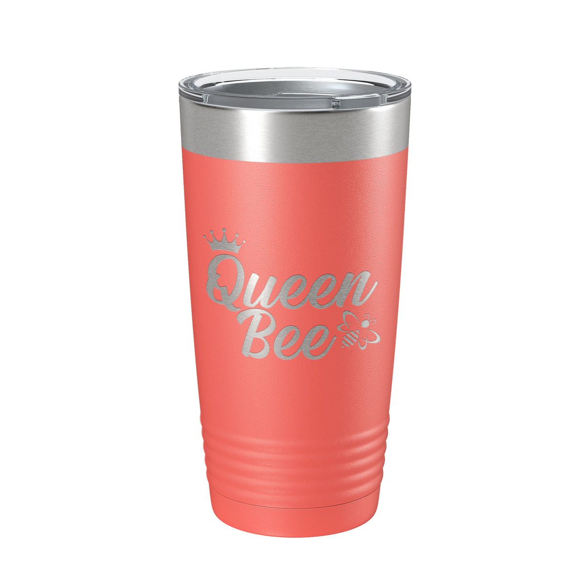 Queen Bee Tumbler Travel Mug Gift Insulated Laser Engraved Coffee Cup 20 oz