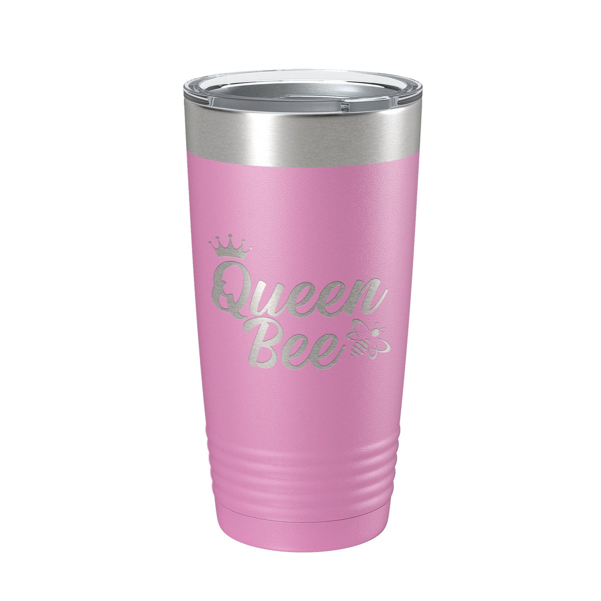 Queen Bee Tumbler Travel Mug Gift Insulated Laser Engraved Coffee Cup 20 oz