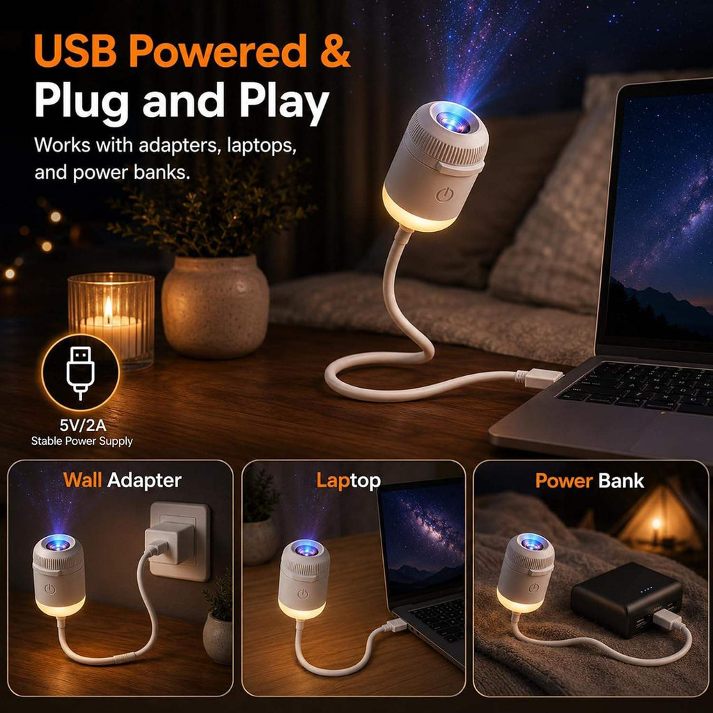 Best Seller Christmas New Smart Romantic 3D Starry Ocean Projection Night Lamp Led Cosmic Starry Sky Projector Lamp for Home Use